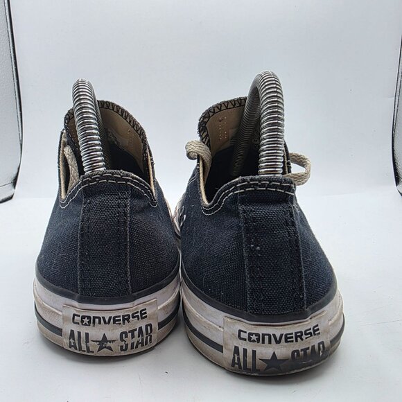 Converse Chuck Taylor All Star Womens Size 8 Black Low Top Shoes Casual Walking - Picture 5 of 13